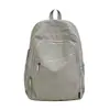 Mochila de Viaje, Aspecto Elegante, Mochila Ligera para Exteriores, Color Sólido, Casual, Gran Capacidad, Bolso Escolar Sencillo y Personalizado para Estudiantes Universitarios
