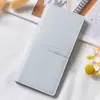 Billetera Larga Minimalista y Ligera para Mujer con Hebilla, Tarjetero Múltiple, Monedero Multifuncional, Billetera de Gran Capacidad