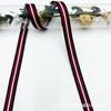Mercerized algodão puro cor fita roupas decoração acessórios cor sólida faixa lateral malha macia tipo 1cm de largura em estoque