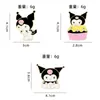 Broche Serie Sanrio Dibujo Animado Japonés Kuromi Adorno Lindo para Mochila Estuche Decoración Accesorio para Ropa Insignia de Aleación Esmaltada