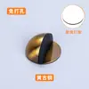 Tapón Magnético Silencioso para Puerta de Vidrio con Forma de Tortuga de Acero Inoxidable, Tapón de Puerta Semicircular de Doble Uso sin Taladro, Bloqueador de Puerta Engrosado Anticolisión