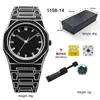 Reloj Sencillo para Hombre para Exámenes de Servicio Civil, Resistente al Agua, Ultradelgado, Reloj de Cuarzo Versátil, Resistente al Agua 30m, Cristal Mineral