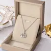 Colar de Aço Titânio para Mulheres, Simples, Versátil, Fashion, Luxo Leve, Design de Nicho, High-End, Corrente Clavicular que Não Desbota, Venda por Atacado de Joias