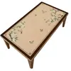 Alfombrilla de escritorio para caligrafía, impermeable y a prueba de aceite, mantel rectangular de PVC, estilo chino nuevo, de alta gama, verde, para escritorio de oficina