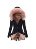 Fábrica de Ropa Gruesa de Algodón para Mujer Transfronteriza En Stock Parka de Algodón para Mujer Abrigo de Invierno con Capucha Chaqueta de Algodón