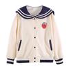 Chaqueta de Béisbol Casual para Niñas Otoño Nuevo Elegante Ropa para Niños Grandes Cuello de Muñeca Abrigo Cárdigan de Primavera y Otoño Top
