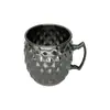 Fornecimento Transfronteiriço de Copos Moscow Mule, Copos de Coquetel de Aço Inoxidável, Copos em Formato de Tambor de Cobre Galvanizado Eletroliticamente Gravados, Taças de Vinho Personalizadas