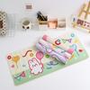 Ins desenhos animados grande impermeável urso pequeno coelho mesa tapete mouse pad estudante dormitório desktop mat bonito coração da menina