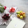 Creativo Cuenco de Cristal Estilo Japonés Flor de Cerezo, Cuenco Colorido para Helado, Plato de Postre, Plato Pequeño, Plato para Sabores, Plato para Salsa para Mojar, Plato para Frutas