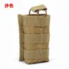 Paquete de Radio de un Solo Intercomunicador para Exteriores, Paquete de Batería Táctico, Bolsa Deportiva para Exteriores Molle, Almacenamiento de Campo para un Solo Cargador