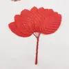 Corona de bricolaje con flores artificiales, hojas de tela, flores de color rosa, flores falsas, flores de seda, 10 unidades por ramo