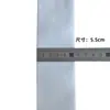Banda Elástica Engrosada al por Mayor, Banda Elástica Ancha Suave para Cintura, Tela Cepillada de Nylon Doble Cara Negra y Blanca de 1-8 cm, en Stock