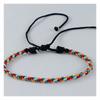 Personalidad colorida empaque de vientre tejido colorido creativo pulseras para hombres y mujeres fabricantes venta al por mayor soporte