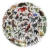 100 Pegatinas de Dinosaurios con Graffiti de Productos Nuevos Transfronterizos, Decorativas para Patineta, Refrigerador, Cuaderno, Taza de Agua, Maleta