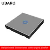 Interruptor de control remoto tipo 86 transfronterizo panel de parche aleatorio de vidrio templado inteligente interruptor táctil de radiofrecuencia inalámbrico venta al por mayor
