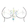 Venda Quente Transfronteiriça Adesivos de Diamante para Seios em Acrílico Adesivos Sexy para Seios Moda Europeia e Americana Balada Carnaval Adesivos Corporais Atacado
