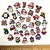 Amuletos para zapatos de muñeco de nieve navideño, Accesorios para zapatos tipo zueco de regalo de Navidad, Decoración de goma blanda de PVC Accesorios para DIY, Transfronterizo