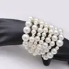 Europa y Estados Unidos venta transfronteriza collar de perlas estilo oscuro personalidad dulce fresco cadena para clavícula colgante cruzado nicho todo-partido