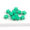 Estrella Brillante de Cinco Puntas con Agujero Recto de Colores Abalorios de Estrella para Manualidades Cadena de Teléfono Móvil Pulsera Aro Colgante Pendientes Accesorios de Joyería para Pulsera