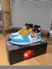 Air Aj1 Jordan 1 Modelo de Colaboración Unisex de Caña Alta Cómodas y Duraderas Retro Zapatillas de Baloncesto