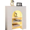 Mueble de chimenea para celebridades de internet Estilo europeo Gabinete decorativo para B&B Pared de fondo simple y moderna Gabinete de almacenamiento para entrada de sala de estar francesa de boda