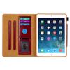 Para iPad9.7 Couro Crazy Horse Retro Fivela de Metal Conjunto Multifuncional para Tablet iPad5 6 Air Suporte Flip Capa de Couro