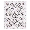 2025 Adesivos de Unha Transfronteiriços Novos Europeus e Americanos Doce Cool Sexy Estampa de Leopardo Padrão de Vaca Adesivos Adesivos para Unha Unha