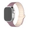 Adecuado para Correa de Apple Watch Iwatch Silicona Magnética Tres Cuentas Bicolor ApplewatchS10 Generación Correa de Reloj Deportivo