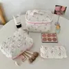 Neceser de maquillaje de oso rosa transfronterizo para mujer, portátil, de gran capacidad, bolso de mano, neceser de aseo, bolsa para guardar cosméticos y productos para el cuidado de la piel