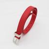 Cinto multicolorido feminino novo fivela de rede vermelha cinto feminino estudante estilo ins corrente de cintura direto da fábrica primeira geração de cabelo