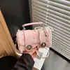 Bolso Cruzado Nuevo Estilo 2026 con Lazo de Perlas para Mujer, Bolso de Hombro de Nicho Estilo Coreano de Alta Gama, Bolso de Mano Moderno y Versátil