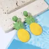Pendientes de Hierba Rafi Flor Estrella Estrella de Mar Piña de Venta Caliente Transfronterizos Dopamina Tejidos a Mano Pendientes para Viajes de Verano Vacaciones