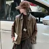 Conjunto de Tres Piezas de Chaleco de Cuero para Niñas, Nueva Moda Otoñal 2026 Elegante y con Estilo, Conjunto de Otoño Súper Lindo para Niños Mayores