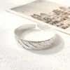 Pulsera de Cobre Blanco Plateado Dragón y Fénix Cien Bendiciones para Personas Mayores, Ancianos, Regalo del Día de la Madre, Joyería de Plata de Alta Calidad, Moderna para el Uso Diario