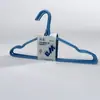 Percha Ranurada de 40 cm sin Ganchos, Empaque de Tarjeta de Papel, Percha de Acero Inoxidable sin Rastro, Percha que no Marca para Prevenir Marcas en los Hombros