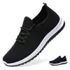 Zapatos de Primavera y Otoño Daifa Zapatos de Papá Zapatos de Tela del Viejo Pekín Zapatos para Mujeres de Mediana Edad y Mayores Casual Antideslizantes Zapatos para Caminar de Hombre Zapatos de Puesto