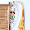 Marcador de Página com Veios de Folha de Personagens da Ópera de Pequim Marcador de Página de Personagens da Ópera Chinesa para Amigos Estrangeiros Marcador de Página Criativo