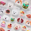 Pegatinas de Uñas Artísticas Nuevas y de Moda Estilo Ins Venta al por Mayor Línea Caliente Art Perro Serie de Animales Lindos Japoneses Decoraciones
