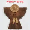 Impermeables, Sombreros de Paja, Capas Marrones Decorativas para Niños, Adornos de Paja, Tejido Tradicional de Paja