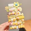 Pinzas de pelo de flores coloridas, pinzas laterales, pinzas para flequillo lateral, lindos accesorios para el cabello de niños y bebés, pinzas para el cabello de niñas, pinzas BB, pasadores