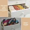 Prateleira de Armazenamento para Meias e Roupas Íntimas Armário Dobrável de Tecido Organizador e Caixa de Armazenamento para Guarda-Roupa para Meias Roupas Íntimas Gravata
