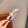 Diadema Infantil con Flequillo y Accesorios para el Cabello, Pinza Antideslizante de Tela Estilo Coreano para Niñas Pequeñas, Diadema para el Cabello para Niñas