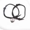 Pulseras de Pareja Sol y Luna de Venta Caliente Transfronteriza, Pulseras Ajustables Tejidas a Mano, Atracción Magnética en Forma de Corazón, Estilo Europeo y Americano