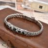 Xiangxu Taiyin Marea Nacional Diamante Negro para Hombre Tejido a Mano Moda Retro Peso Aproximado 39.8g Marea Hogar Venta Directa