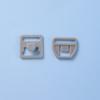 Accesorios de sujetador de plástico blanco y negro coloridos para mamá, clips de lactancia desmontables, clips ajustables no magnéticos