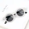 Gafas de sol redondas para niños de fábrica, gafas de sol retro de moda con combinación de colores, gafas de gel UV