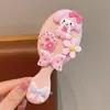 Pente de Massagem com Almofada de Ar Infantil Sanrio Menina Cabelo Livre Doméstico Meninas Topo Craniano Alto Pente Fofo com Cápsula de Ar