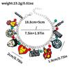 Pulsera Colgante Corazón de Energía de Iron Man Tony Stark Amor Iron Man al por Mayor de Cine y Televisión Europeo y Americano Transfronterizo
