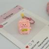 Nuevo llavero estéreo de cerdito con forma de estrella amarilla, bonito colgante de bolso de estudiante con dibujos animados, regalo para novia, adorno colgante.