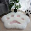 Tapete de Pelúcia em Formato de Garra de Gato Atacado Transfronteiriço Tapete de Quarto Infantil ao Lado da Cama Tapete Decorativo de Pelúcia Personagem de Desenho Animado Celebridade da Internet